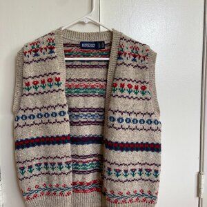 Vintage Land's End sweater vest